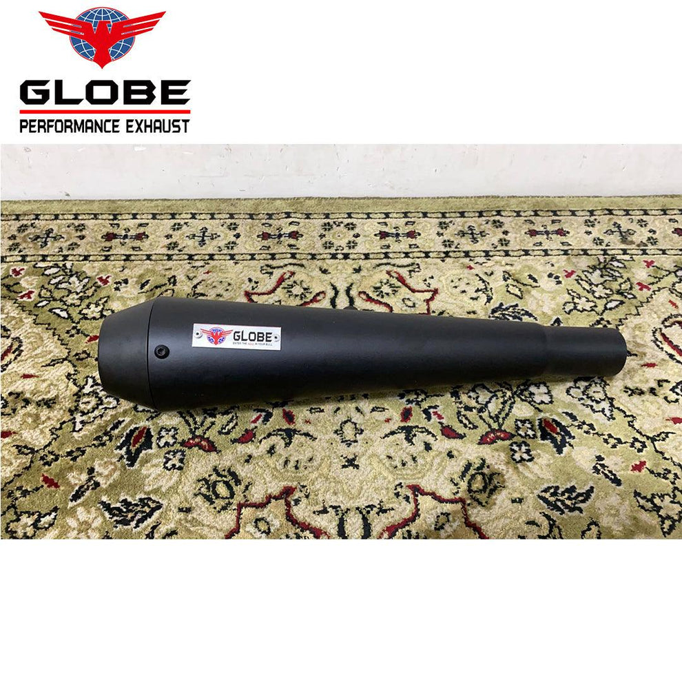 Globe Exhaust Megaphone Xtreme Black For Jawa