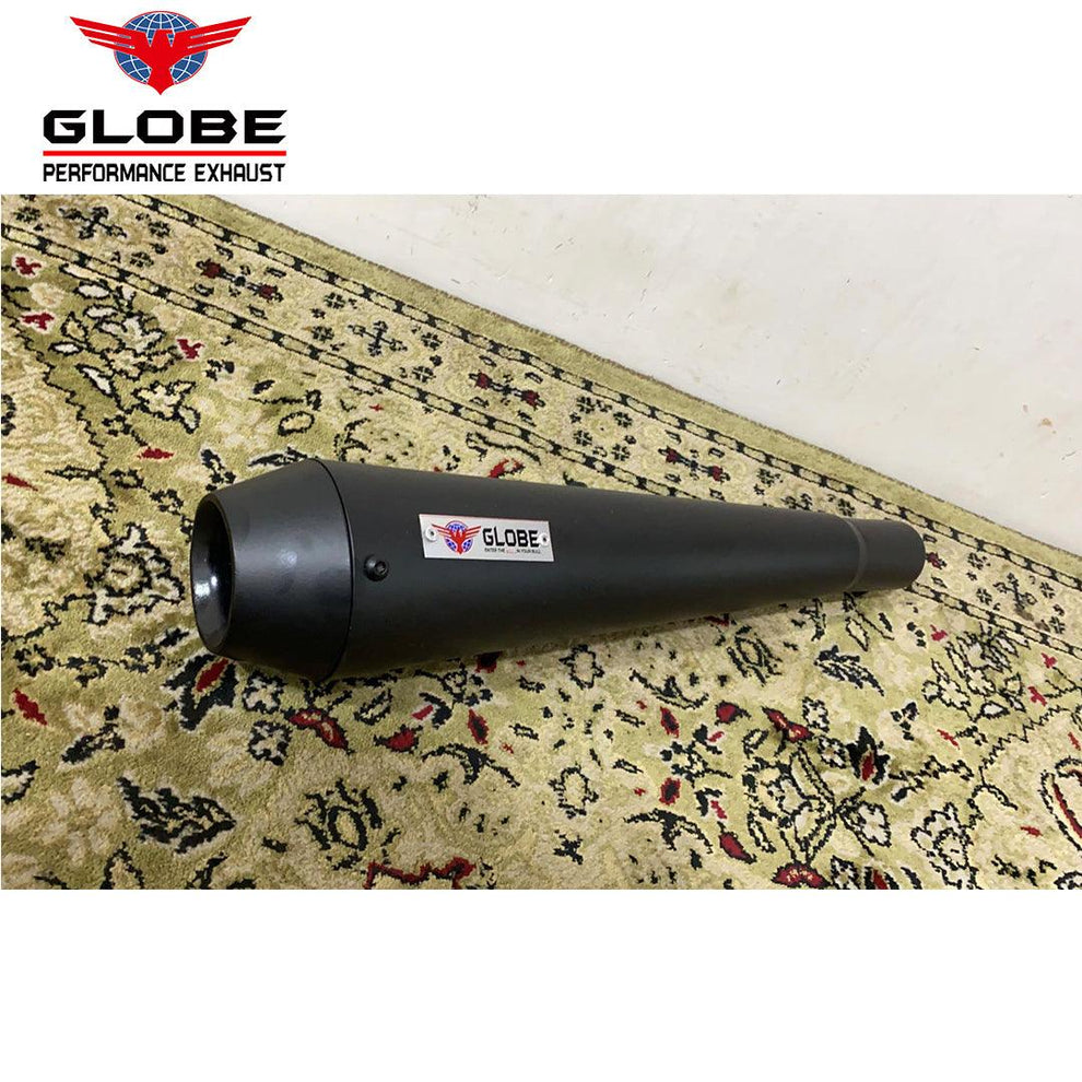 Globe Exhaust Megaphone Xtreme Black For Jawa