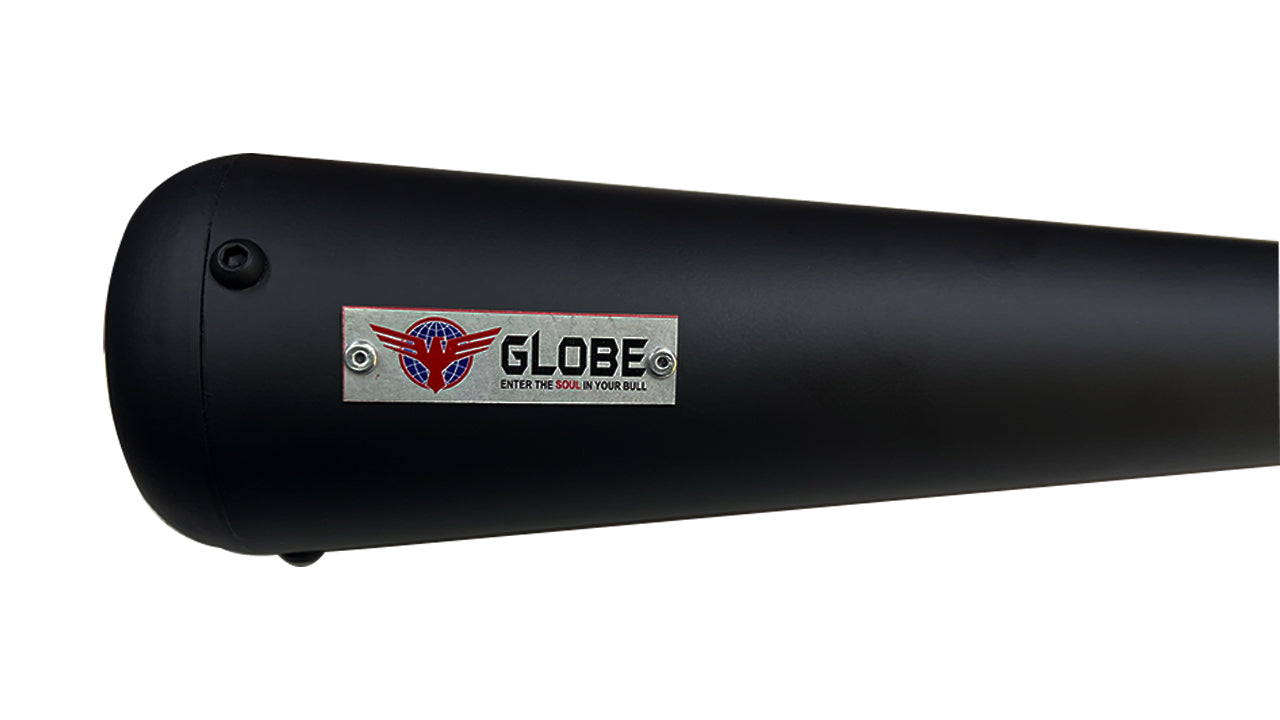 Globe Exhaust Torpedo Black For Hunter 350