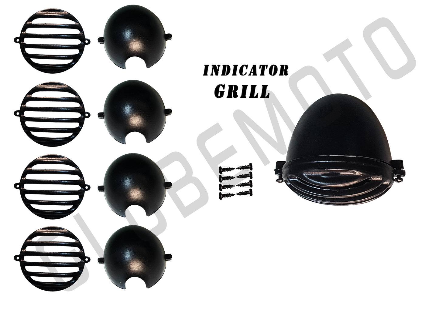 Globe Moto Full Grill Set For Hunter 350