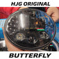 Globe Moto HJG Butterfly Headlight With Indicator DRL For All Royal Enfield Models