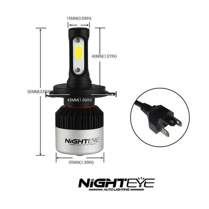 Globe Moto Nighteye H4 Headlight Bulb For All Bikes