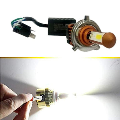 Globe moto H4 LED Bike Headlight Bulb – Super Bright Motorcycle Light, Universal Fit, Long Life