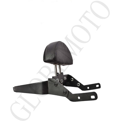 Classic 350 Adjustable Rider Backrest | Premium Comfort Seat Support with Heavy Duty Mounting Bracket
