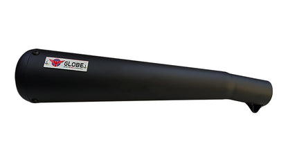 Globe Exhaust Torpedo Black For Hunter 350