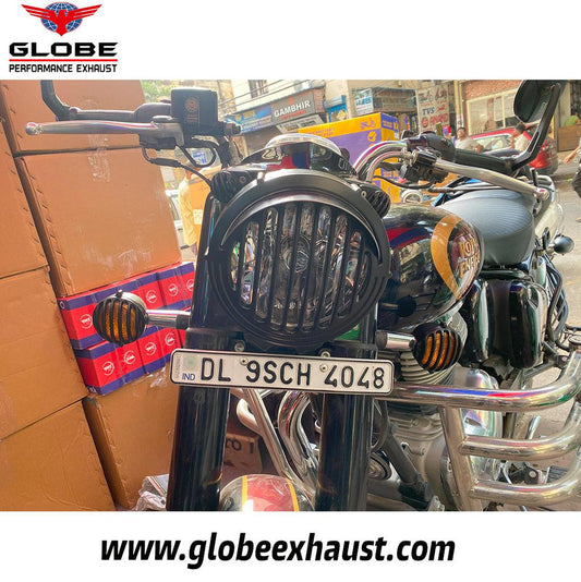 Globe Moto Grill Set For New Classic Reborn