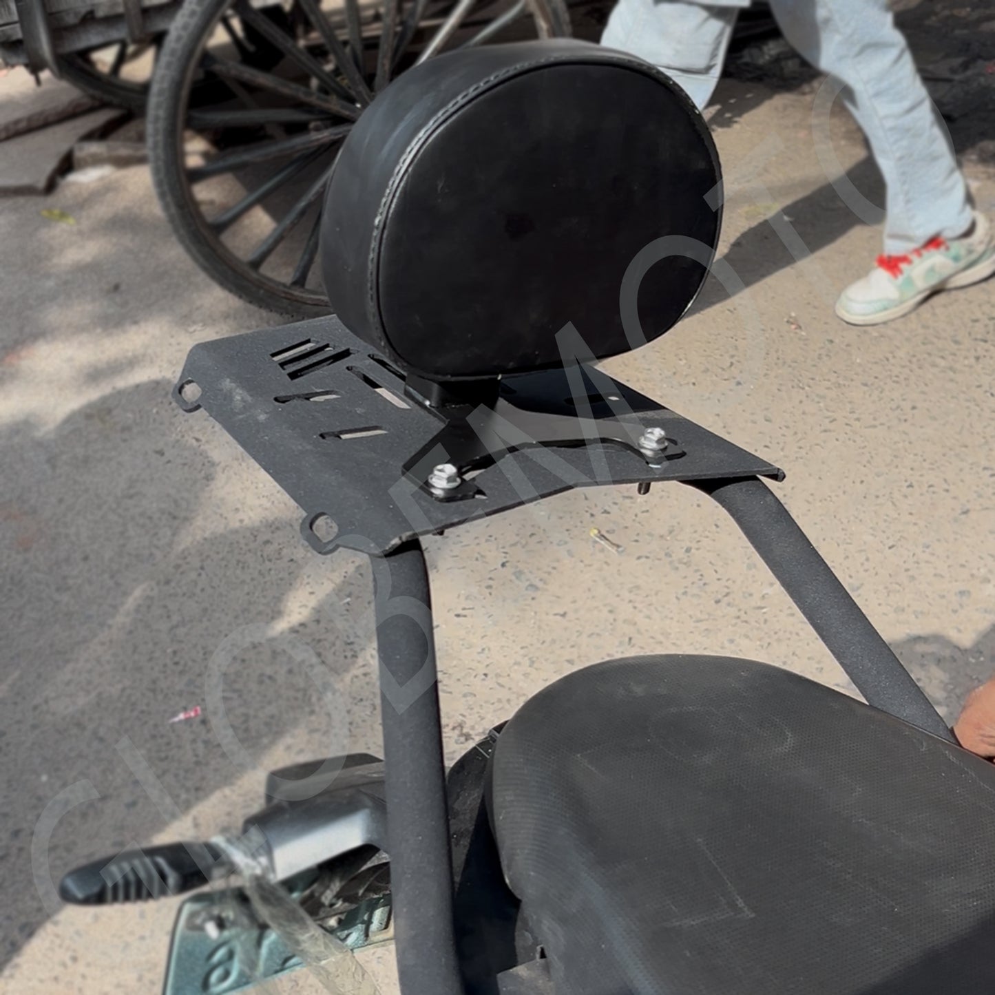 Hero Xtreme 125R Top Rack with Backrest | Heavy Duty Luggage Carrier for Touring & Daily Use