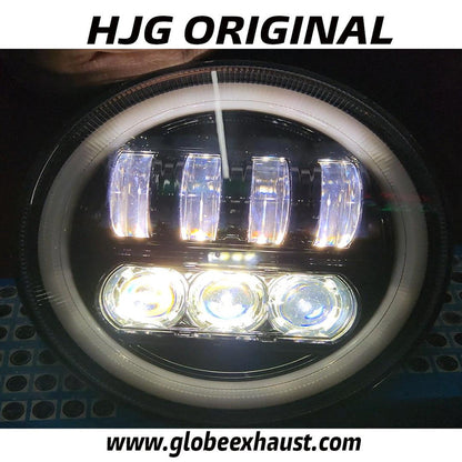 Globe Moto HJG 7 Lens Full Ring Headlight For Jawa