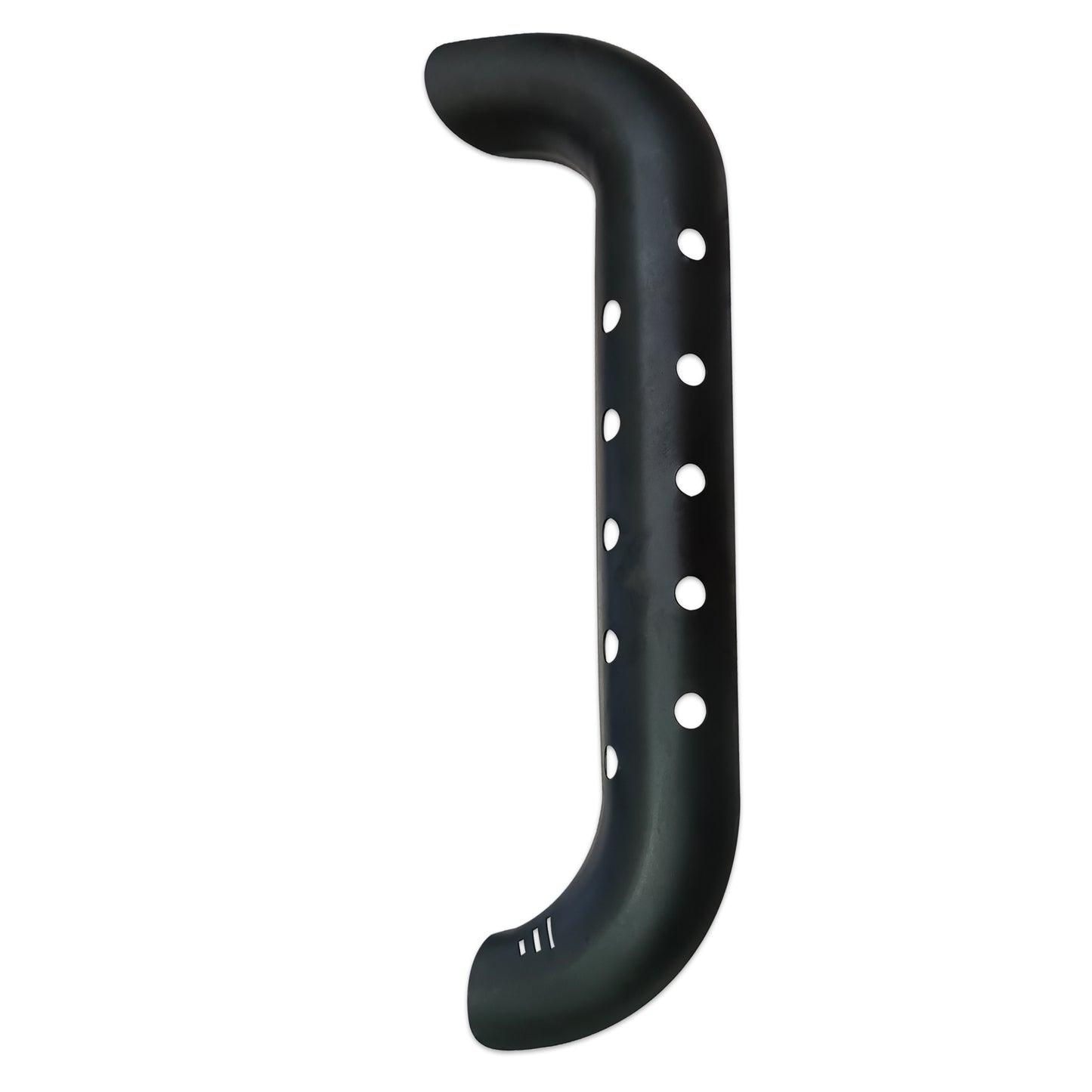 Classic Reborn 350 Black Heat Shield for Bend Pipe | Durable Exhaust Pipe Cover | Premium Matte Black Finish | Easy Fit Heat Protector