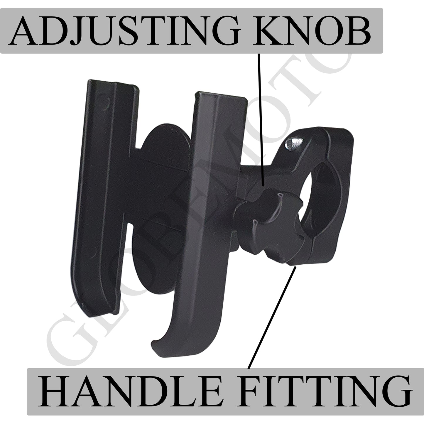 Globe Moto Bike Mobile Holder for Handlebar – 360° Rotatable Motorcycle Phone Mount with Secure Grip