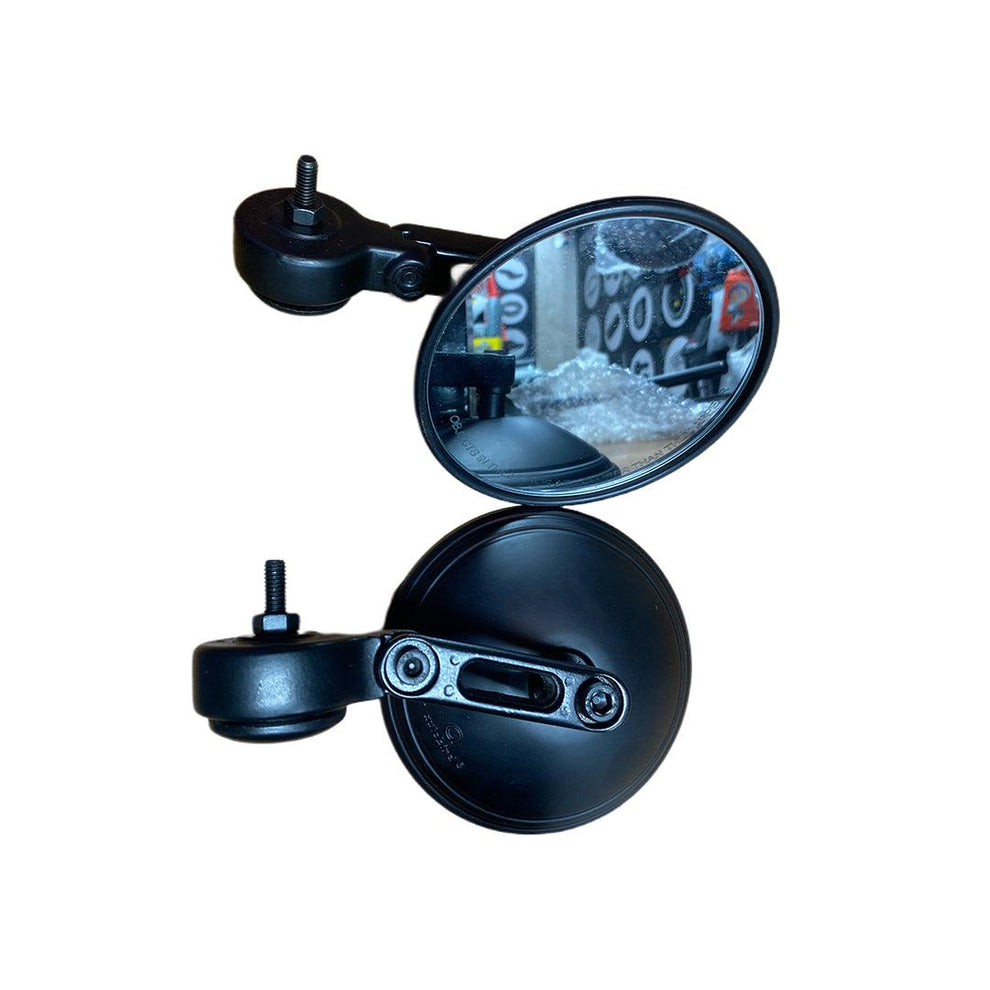 Globe Moto Bar End Mirror Black For Jawa