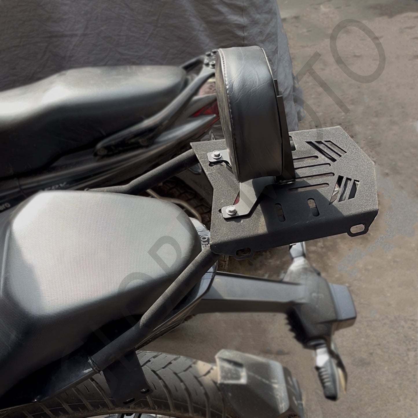 Hero Xtreme 125R Top Rack with Backrest | Heavy Duty Luggage Carrier for Touring & Daily Use