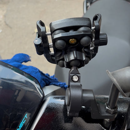 HJG Bike Mobile Holder with Anti-Vibration Damper & Shockproof Mount Universal For Bike & Scooty