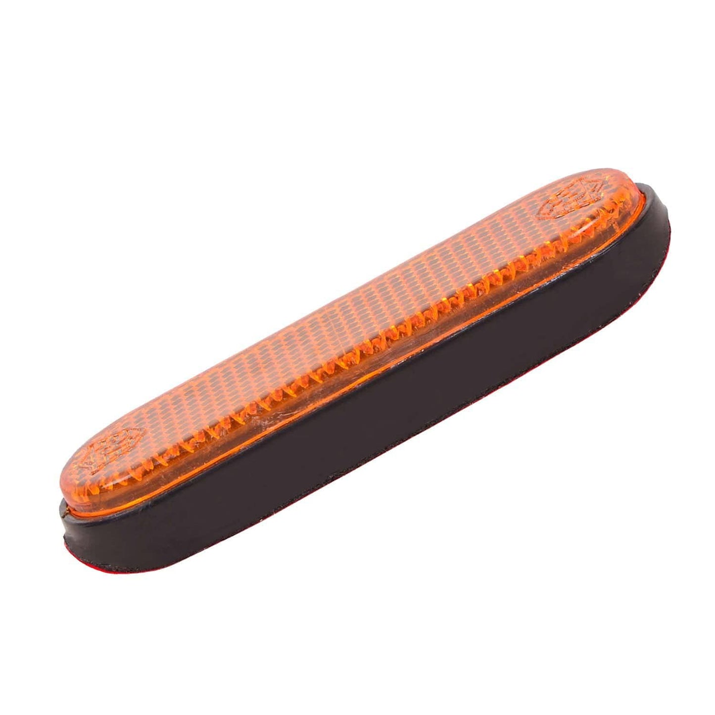 globe moto Front Fork Bike Reflector (Amber) | Motorcycle Shocker Side Reflector Light | High Visibility Safety Reflector for Bikes
