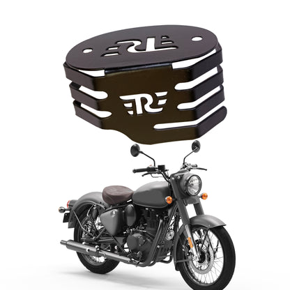 Classic 350 Reborn Black Brake Oil Cover – Rustproof Front Master Cylinder Cap | Premium Bike Accessory