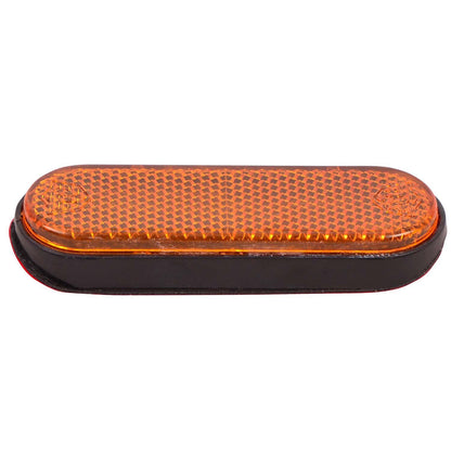 globe moto Front Fork Bike Reflector (Amber) | Motorcycle Shocker Side Reflector Light | High Visibility Safety Reflector for Bikes
