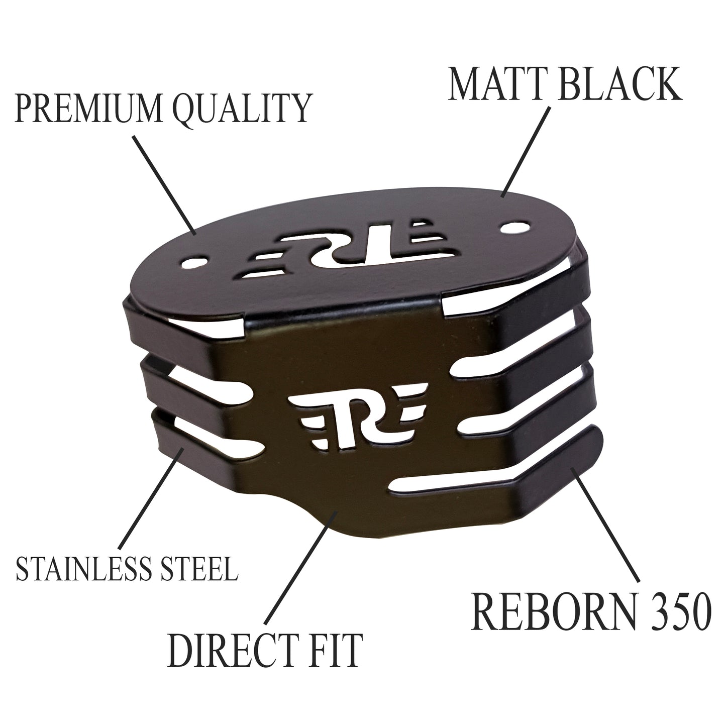 Classic 350 Reborn Black Brake Oil Cover – Rustproof Front Master Cylinder Cap | Premium Bike Accessory