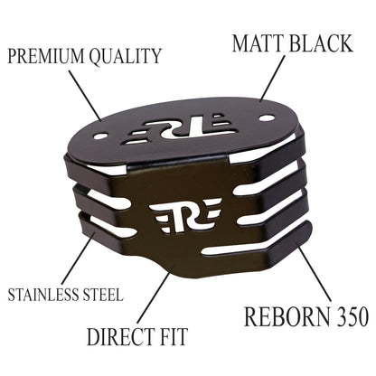 Classic 350 Reborn Black Brake Oil Cover – Rustproof Front Master Cylinder Cap | Premium Bike Accessory