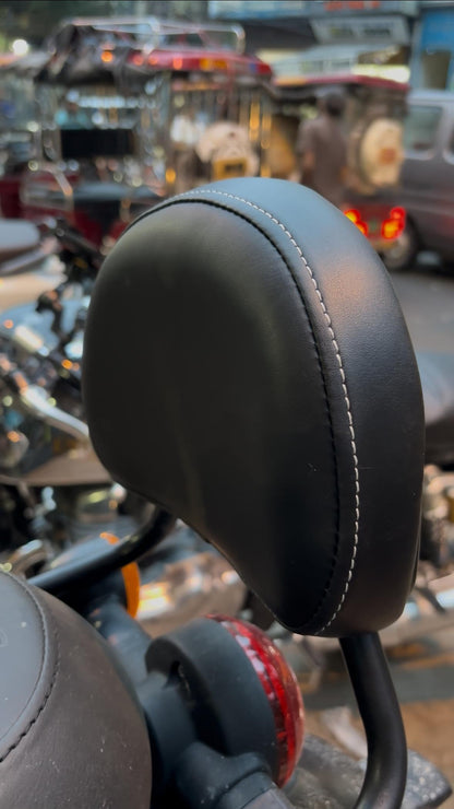 Hunter 350 Metal Backrest | Heavy-Duty Rear Back Rest for Hunter 350
