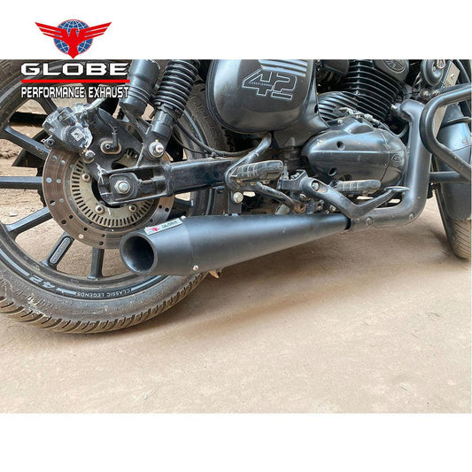 Globe Exhaust Dolphin Premium Black For Jawa