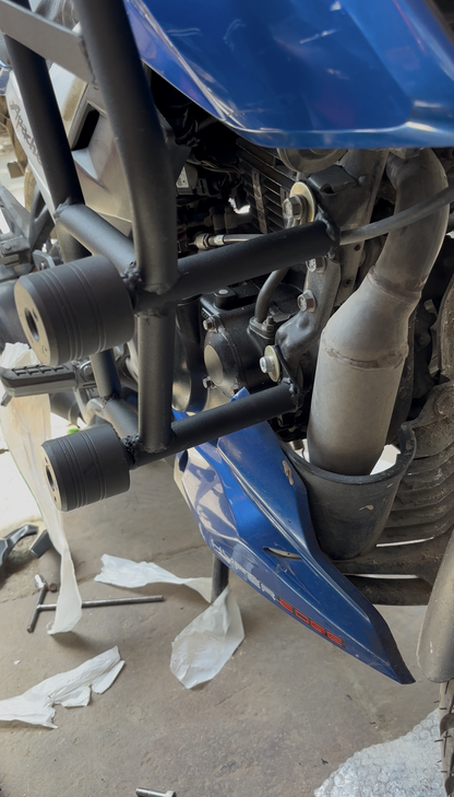 Apache 160 4V & 200 4V Crash Guard – Heavy Duty Engine Protection Leg Guard Globe Moto