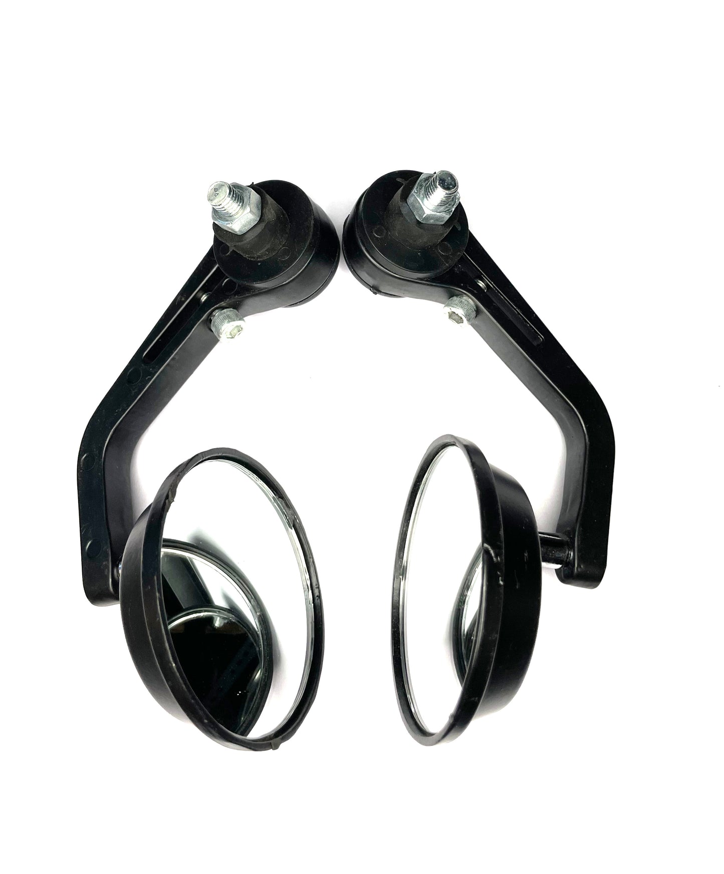 Bike Round Bar End Mirror – Universal Motorcycle Handlebar End Rear View Mirror Globe Moto