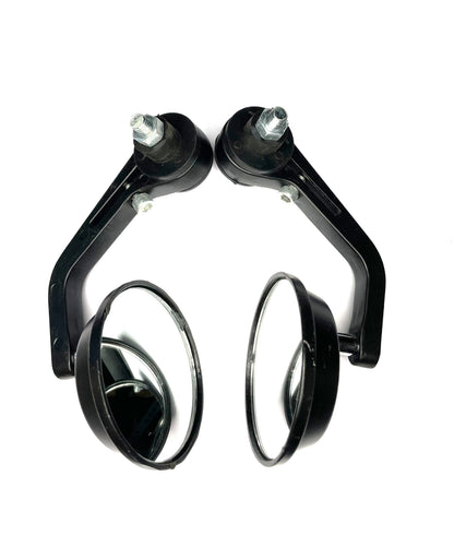 Bike Round Bar End Mirror – Universal Motorcycle Handlebar End Rear View Mirror Globe Moto