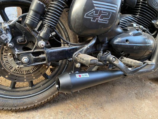 Globe Exhaust Megaphone Xtreme Black For Jawa
