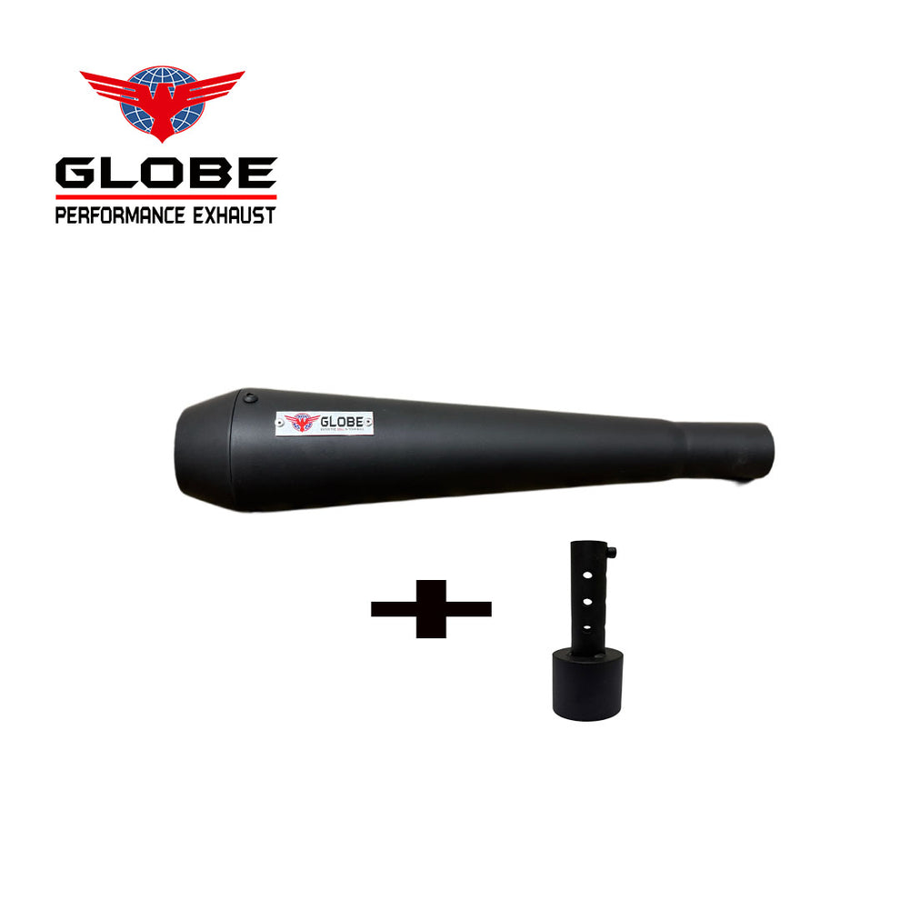 Globe Megaphone Xtreme Exhaust with DB Killer Black for Classic 350 Reborn & Meteor 350
