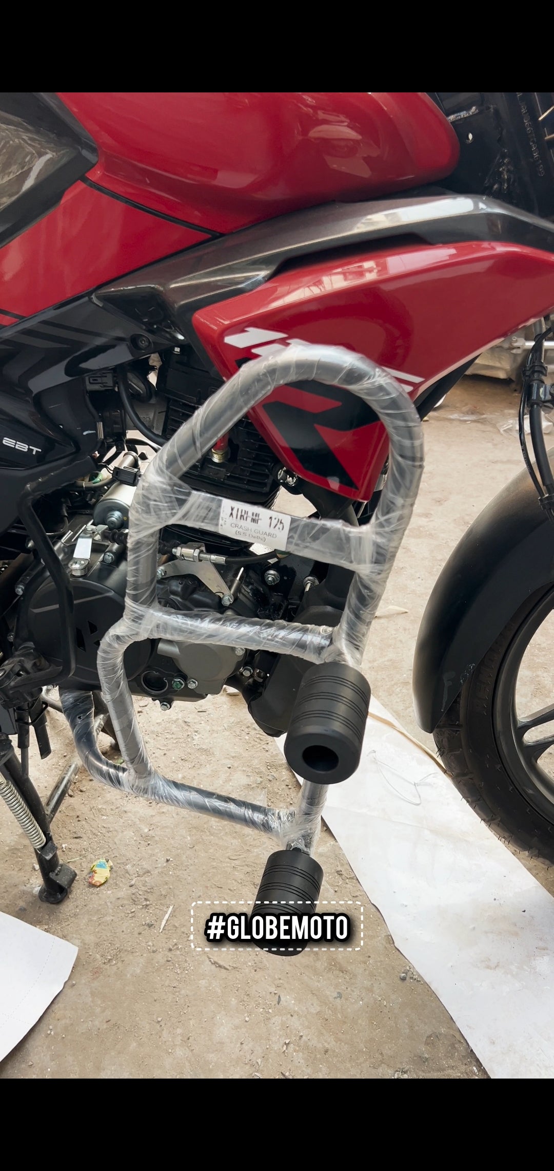 Xtreme 125 Heavy Crash Guard – Premium Bike Safety Bar