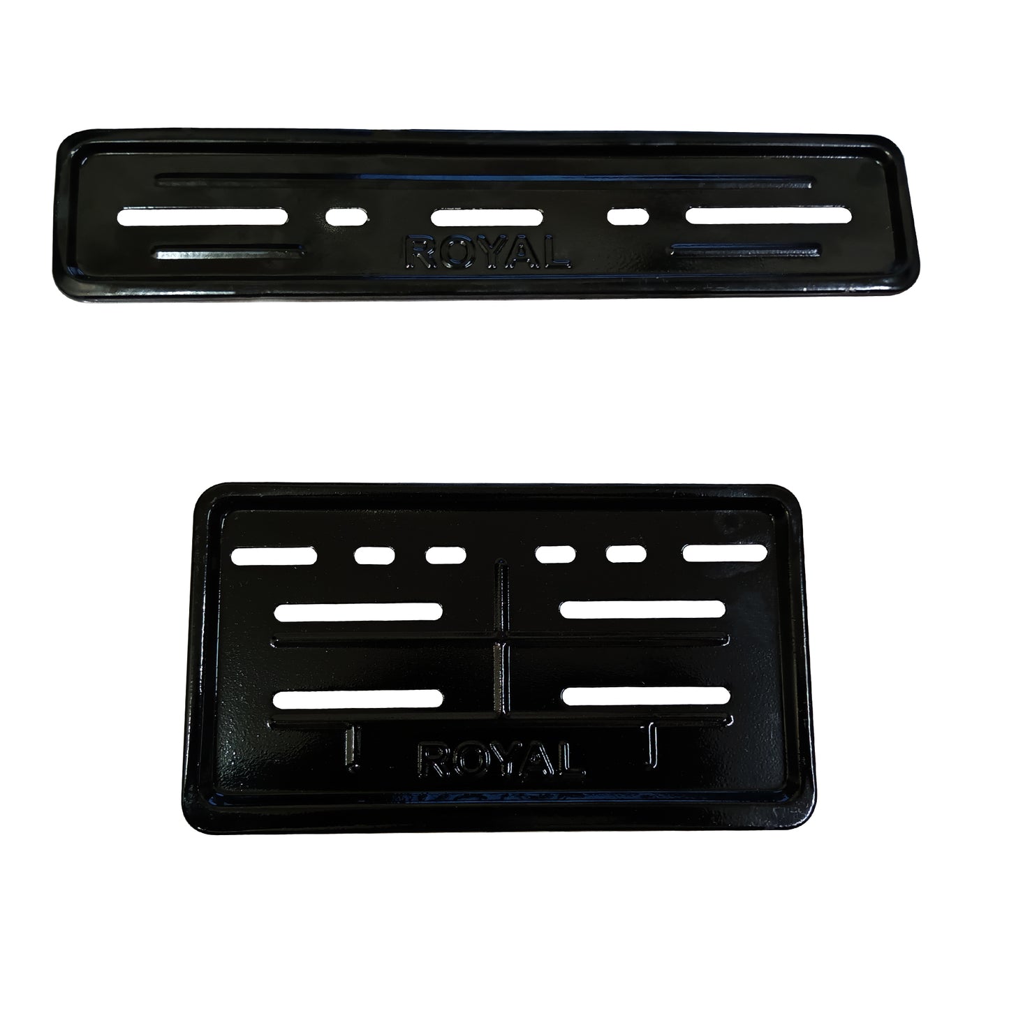 Globe Moto Premium Metal Number Plate Frame for Bike – Heavy-Duty License Plate Holder for Motorcycles
