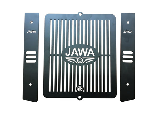 Globe Moto Radiator Grill For Jawa 42 Black