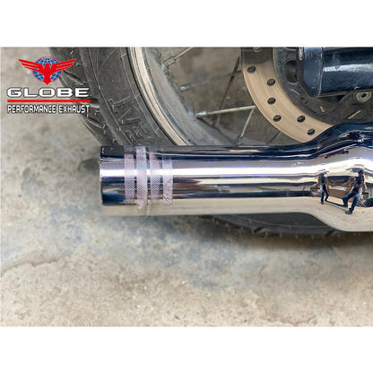 Globe Exhaust Mini Punjab Chrome For New Classic Reborn & New Standard