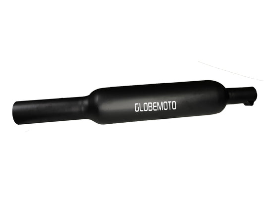 Globe Exhaust Mini Punjab Black For New Classic Reborn & Meteor 350 & New Standard 350