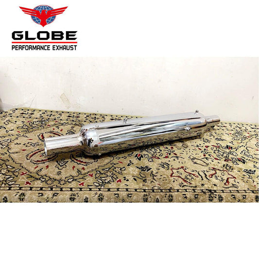 Globe Exhaust Replica Chrome For New Classic Reborn & New Standard