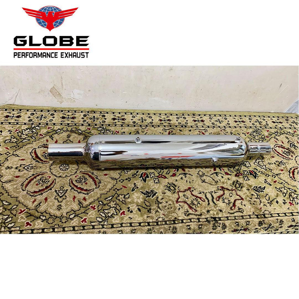 Globe Exhaust Replica Chrome For New Classic Reborn & New Standard