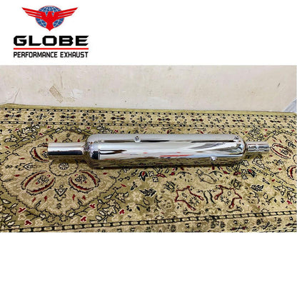 Globe Exhaust Replica Chrome For New Classic Reborn & New Standard