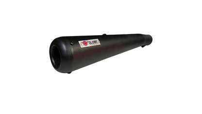 Globe Exhaust Torpedo Black For Hunter 350
