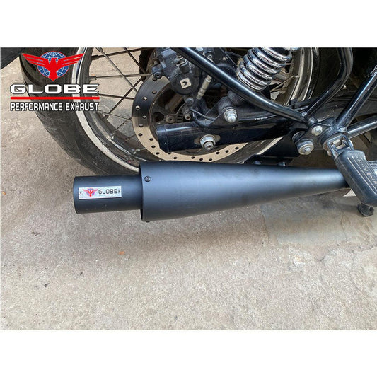 Globe Exhaust Wildboar Black For New Classic Reborn & New Standard